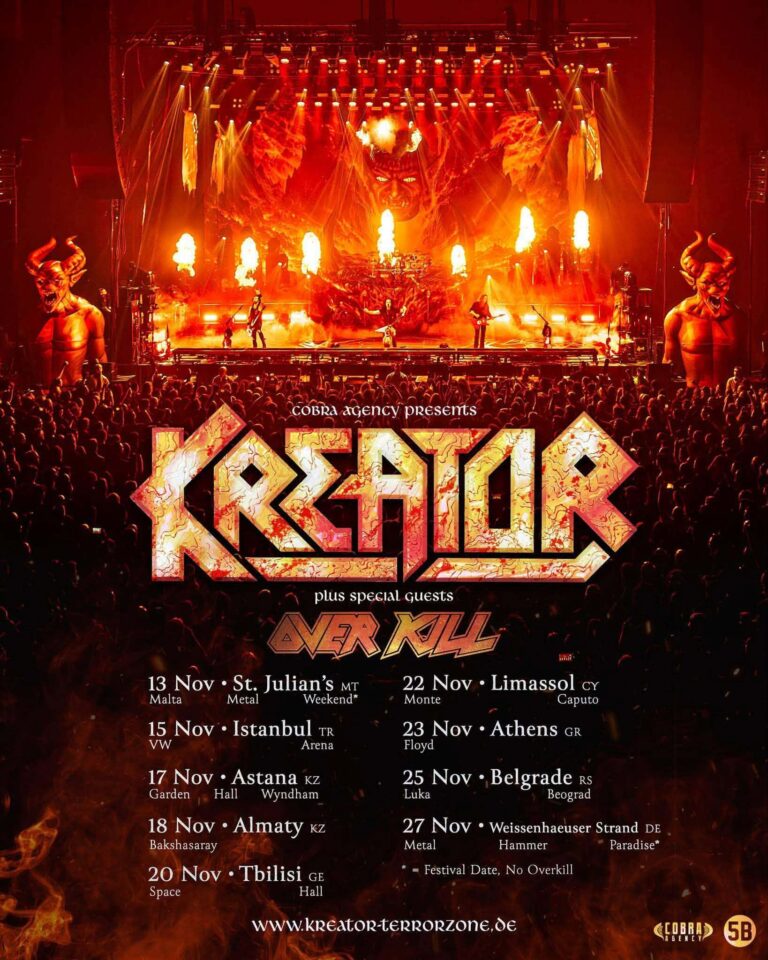 Kreator & Overkill ζωντανά στην Αθήνα